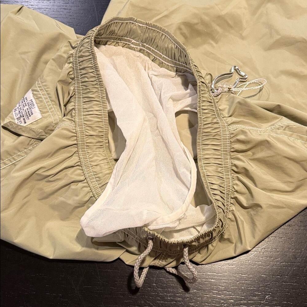 Beige Drawstring Shorts - Picture 4 of 4